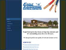 Tablet Screenshot of eagle-enterprise.net